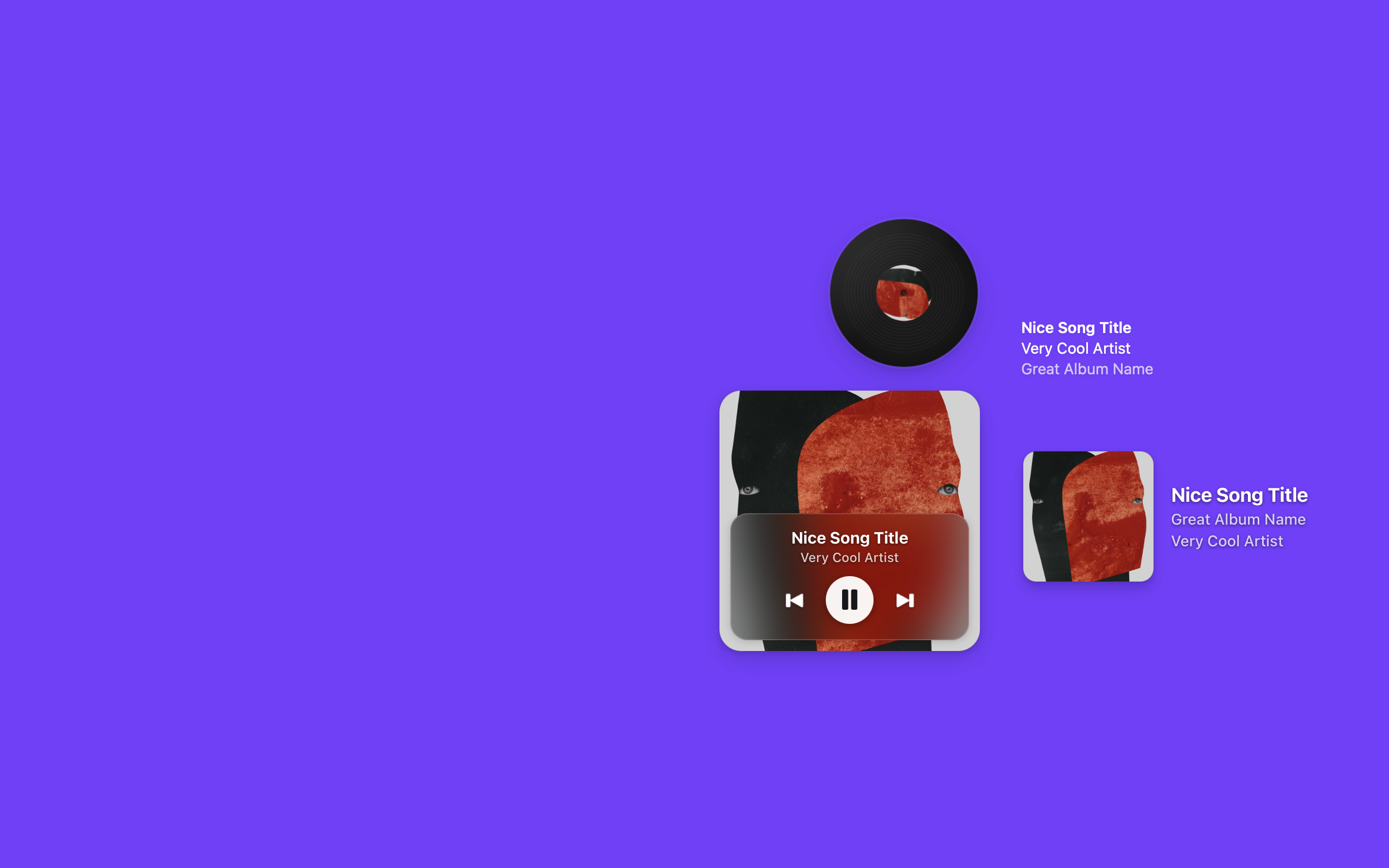 NepTunes: Desktop widgets