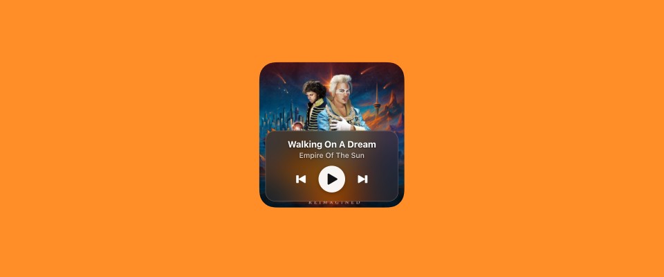 Glass widget preview